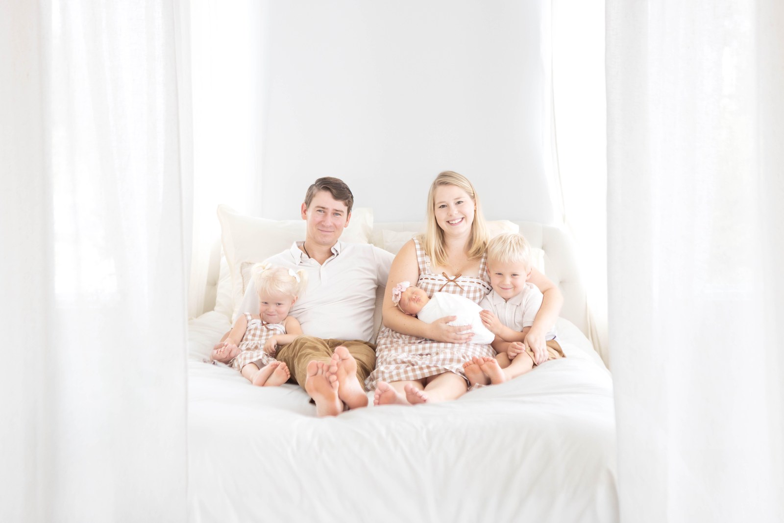 Justin Hewitt, creator of Legacy Builders, with his family