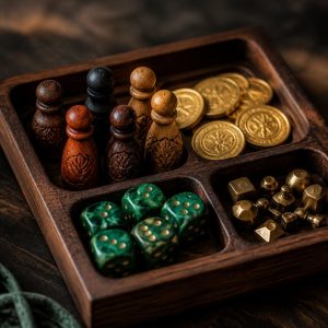 Pawns, Dice & Tokens · Component Set
